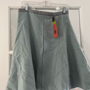 Tory Burch Midi A-line Wool Skirt